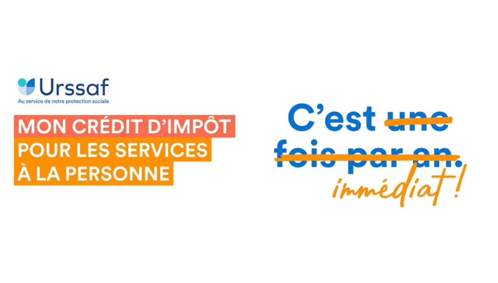 Mon crédit d'impôt pour les services à la personne — avance immédiate via Urssaf